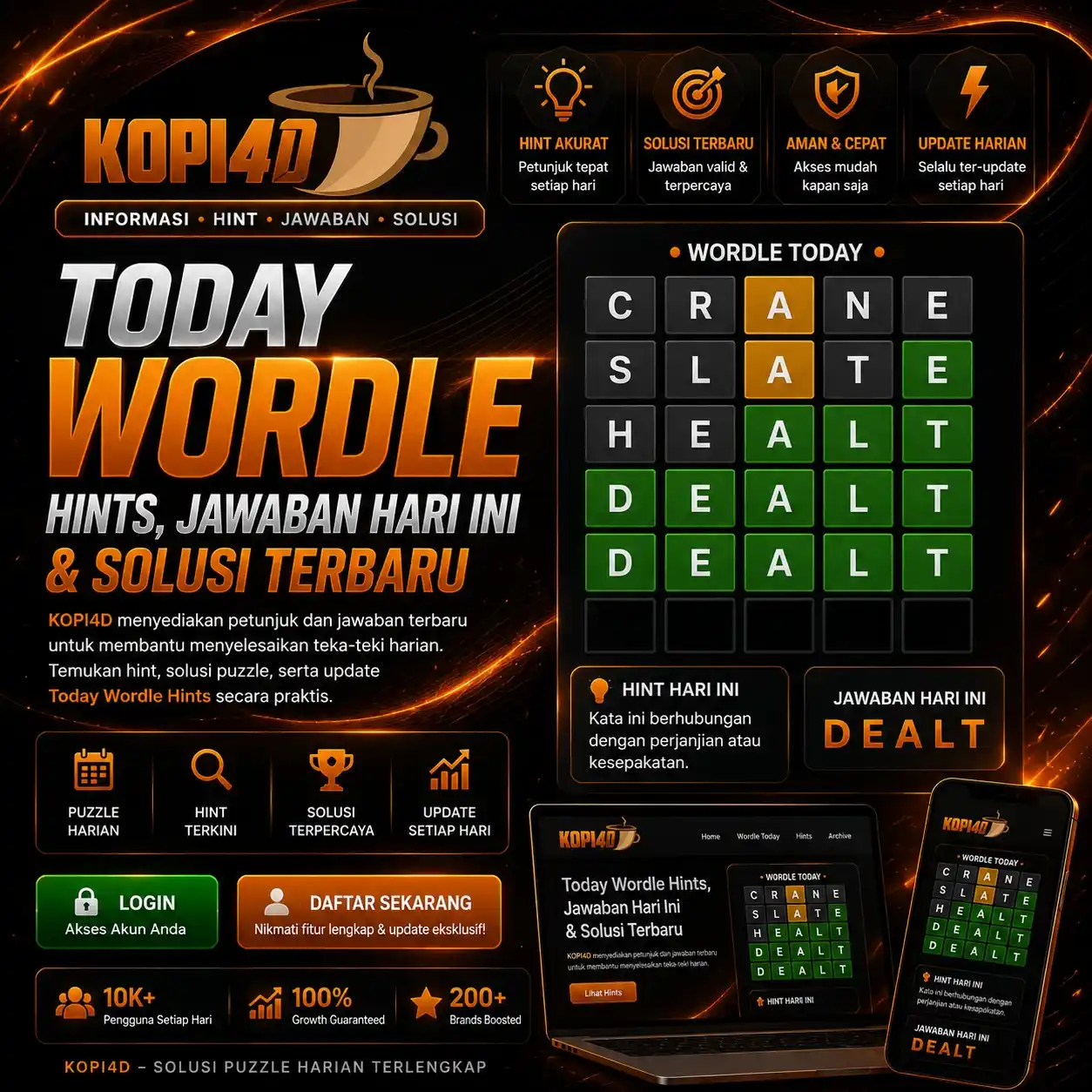 KOPI4D : Today Wordle Hints, Jawaban Hari Ini & Solusi Terbaru